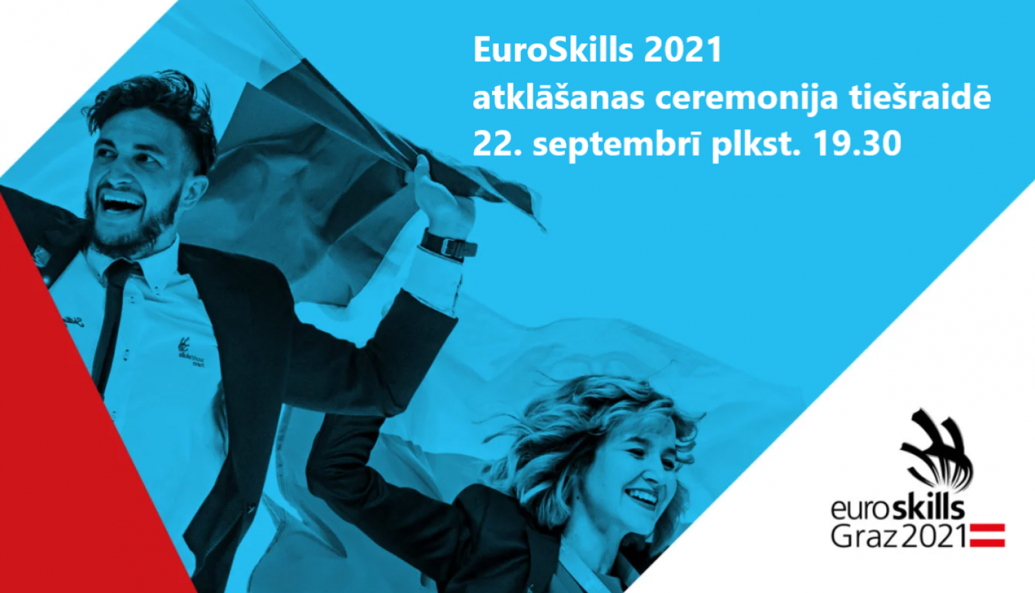 Atklāšanas ceremonija Grācā EuroSkills 2021