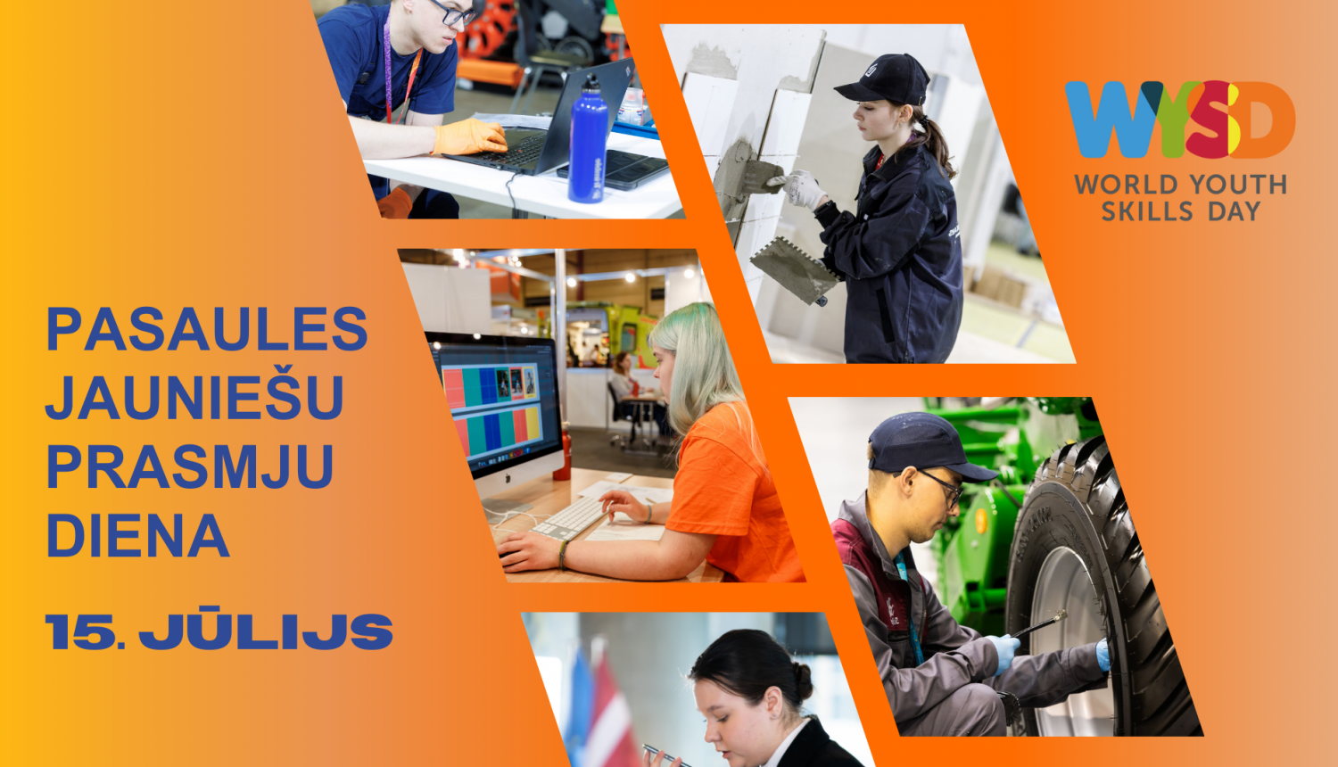 Pasaules jauniešu prasmju dienas vizuālis