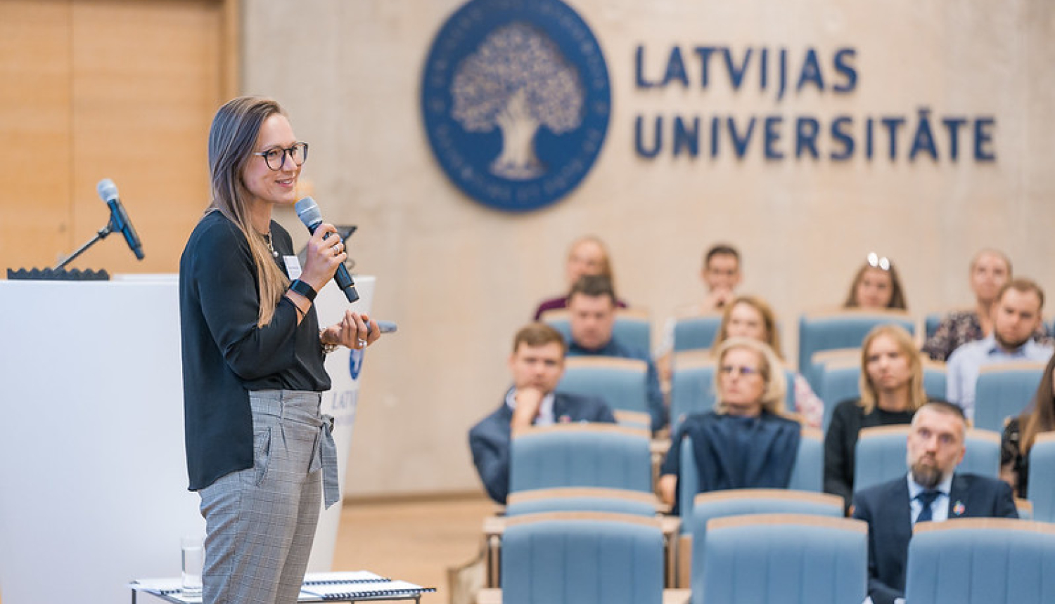 Dana Narvaiša preses konferencē 2025 augusts VIAA SIIC